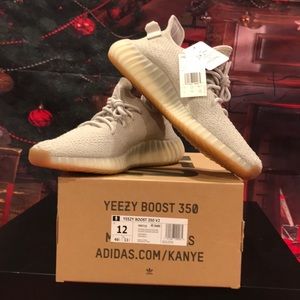 NWT adidas Kanye Yeezy Boost 350 Sesame size 12US